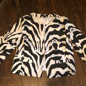Zebra blazer